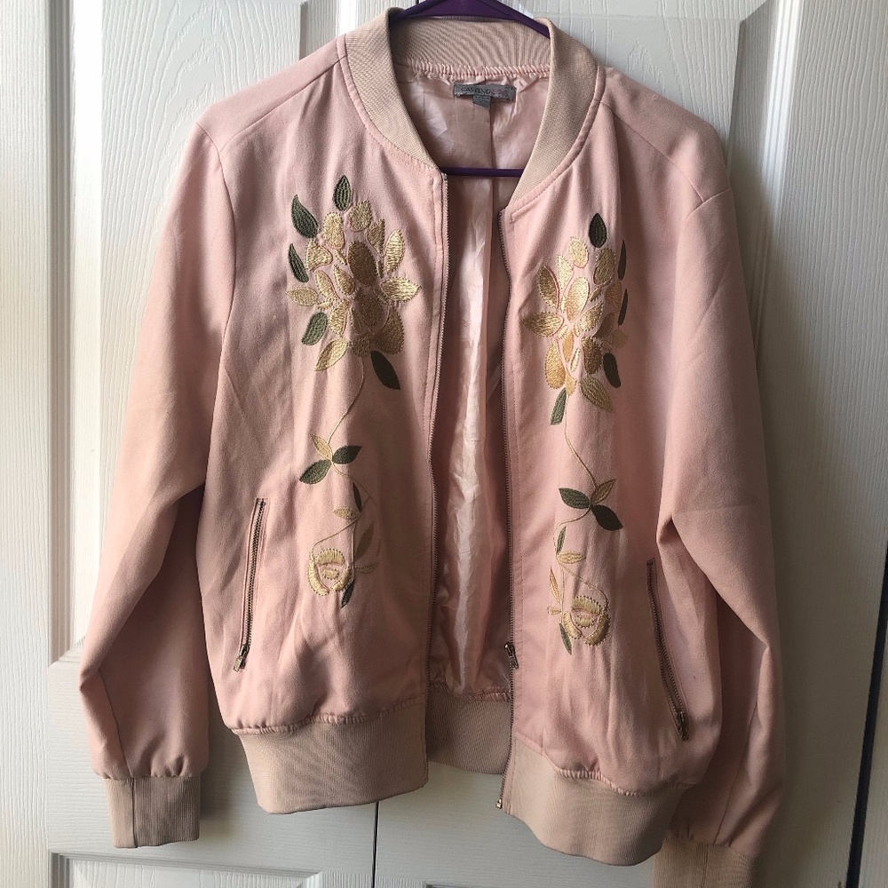 Sage Ivy Bomber Jacket